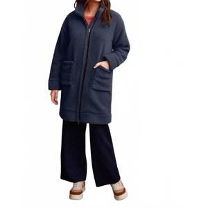 NEW TRIBAL lightweight sherpa coat in night sky